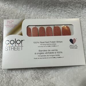 Color Street Nail Polish Strips - Cape Coral Sparkle New In Package